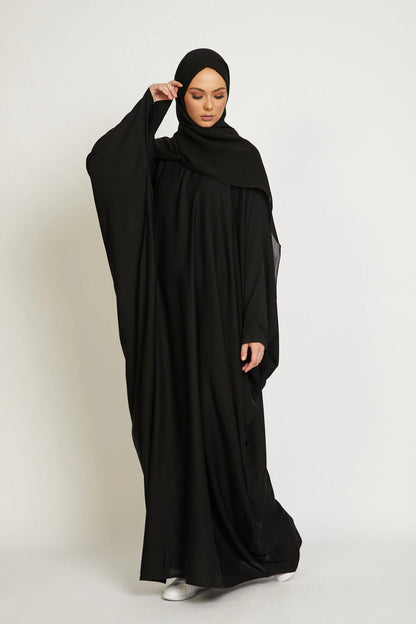 Farasha Fermée – Noir Profond