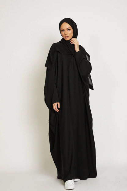 Farasha Fermée – Noir Profond