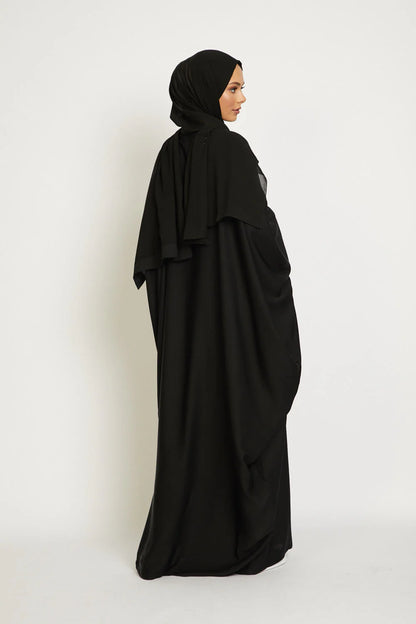 Farasha Fermée – Noir Profond