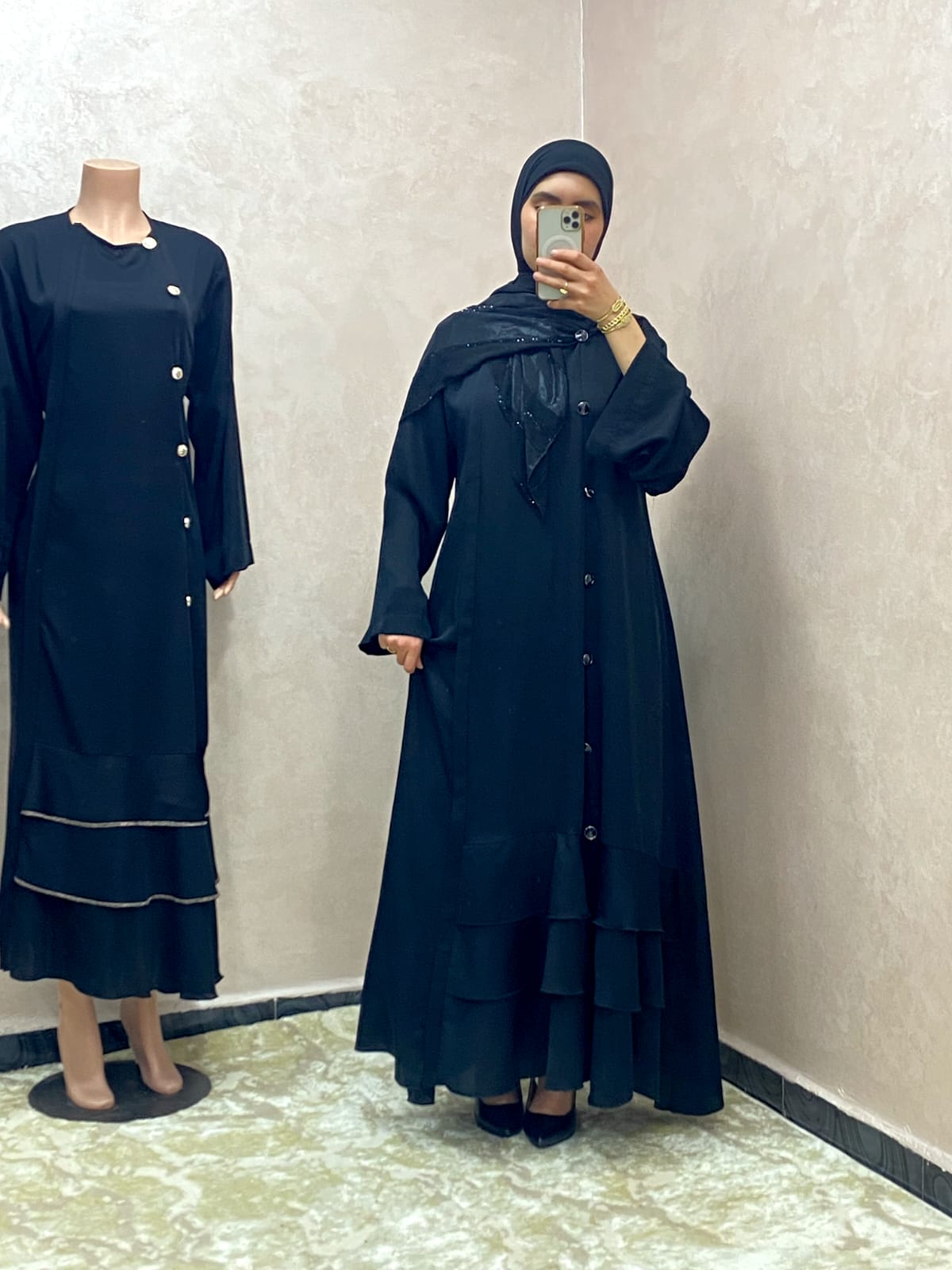 Abaya Nida noire