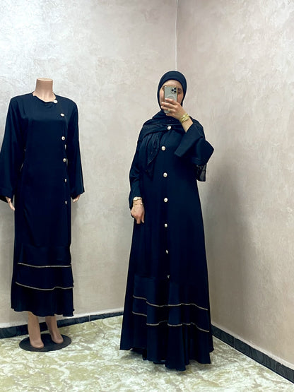 Abaya Nida Royale Noire