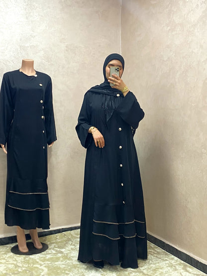 Abaya Nida Royale Noire