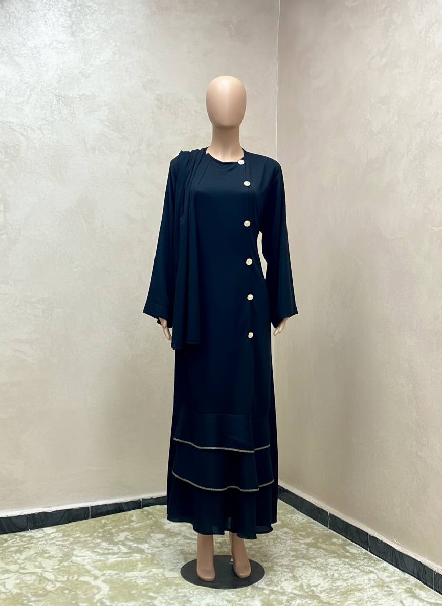 Abaya Nida Royale Noire
